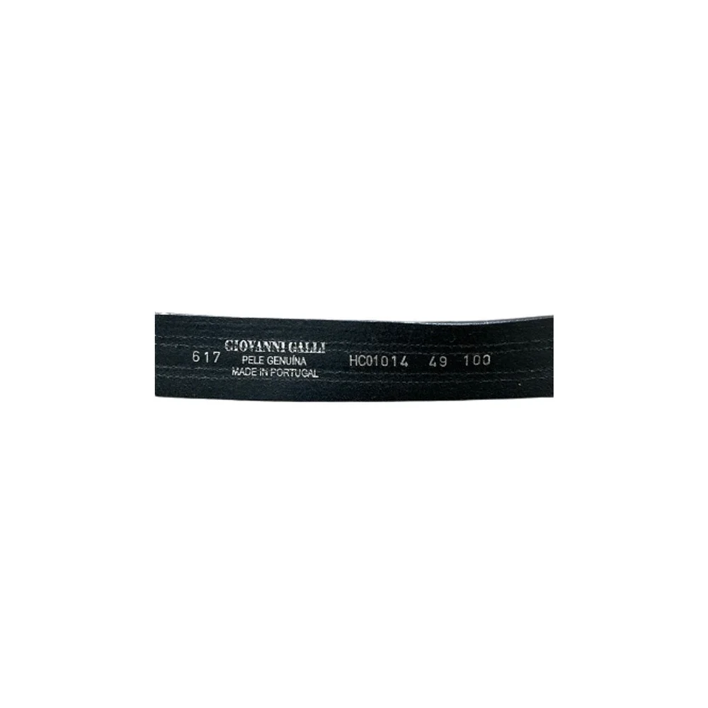 GIOVANNI GILLI ‎ GENUINE LEATHER BLACK MEN'S  BELT HC01014 49 100